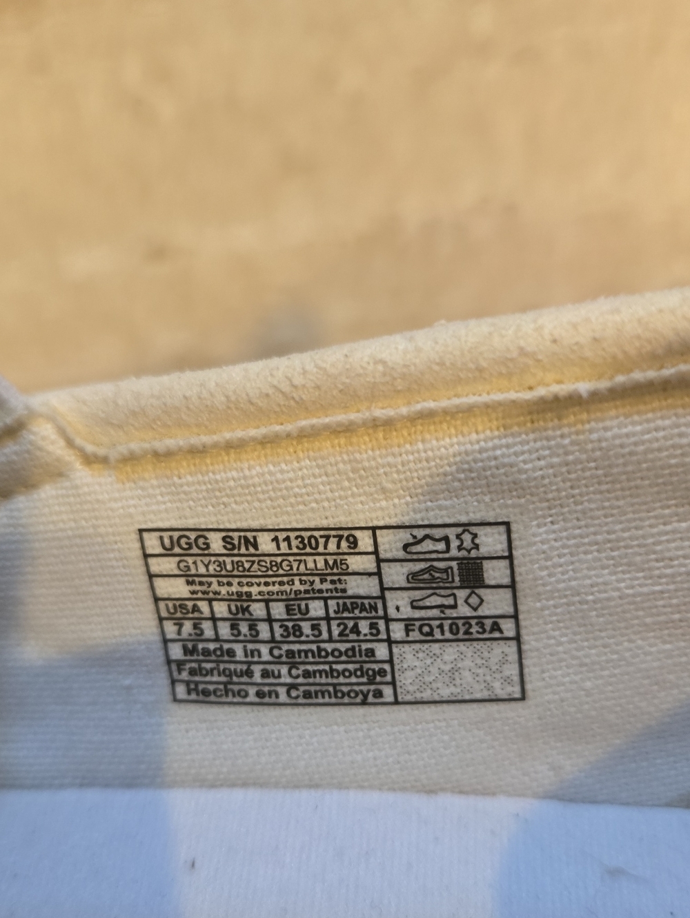 UGG White Slip-On Loafers - Picture 6 of 12